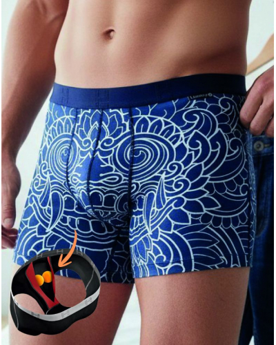 Boxer shorts microfibre Loïc Henry Tatouage (Imprimé Multicolore)
