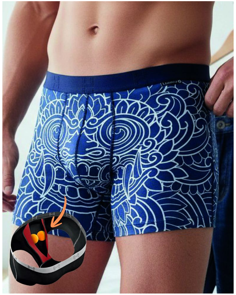 Boxer microfibre Loïc Henry Tatouage (Imprimé Multicolore)