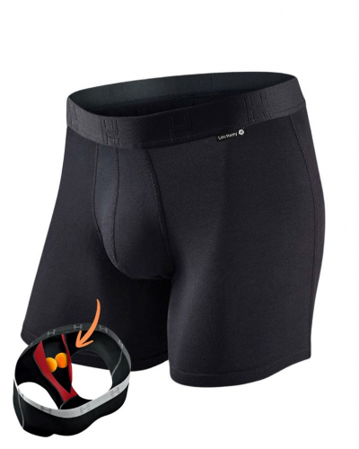 Boxer short cotton Loïc Henry (Black)