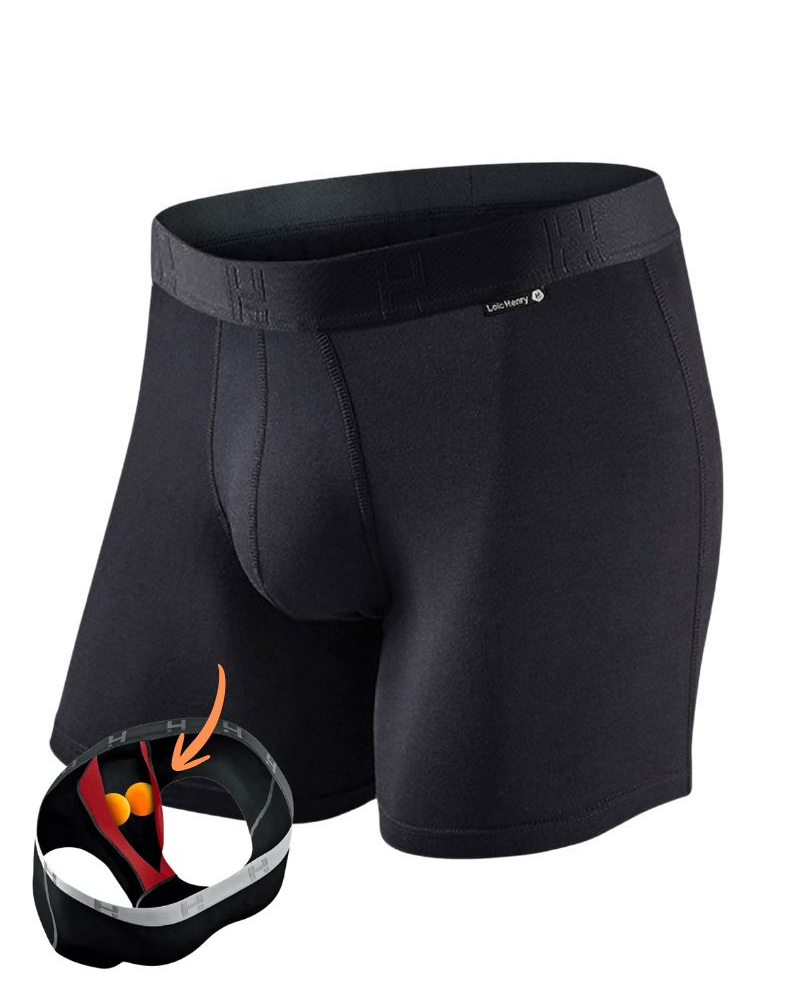 Boxer en algodón Loïc Henry (Negro)