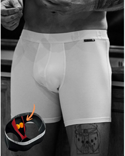 Boxer shorts cotton Loïc Henry (White)