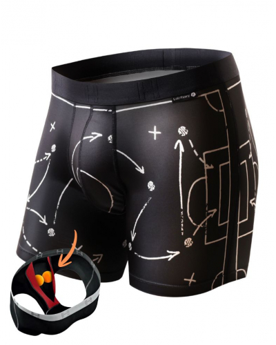 Boxer shorts microfibre Loïc Henry The Strategy (Imprimé Multicolore)