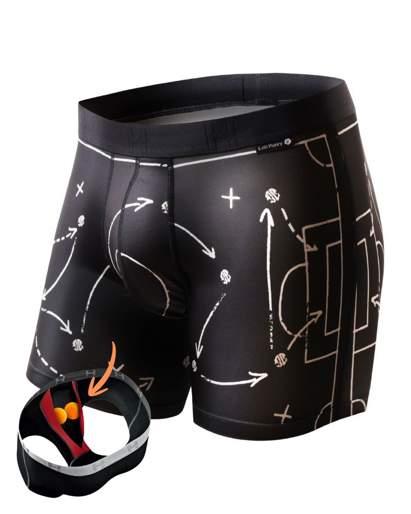 Boxer shorts microfibre Loïc Henry The Strategy (Imprimé Multicolore)