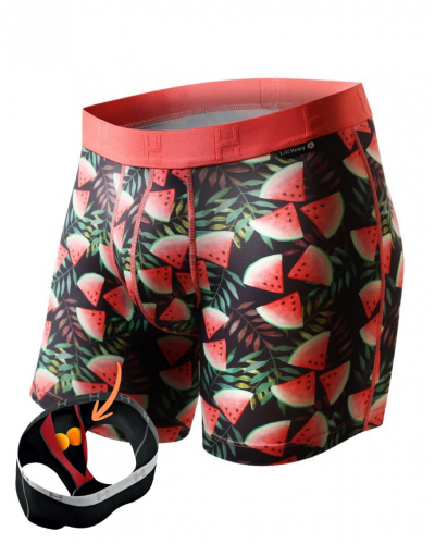 Boxer microfibre Loïc Henry Watermelon (Imprimé Multicolore)