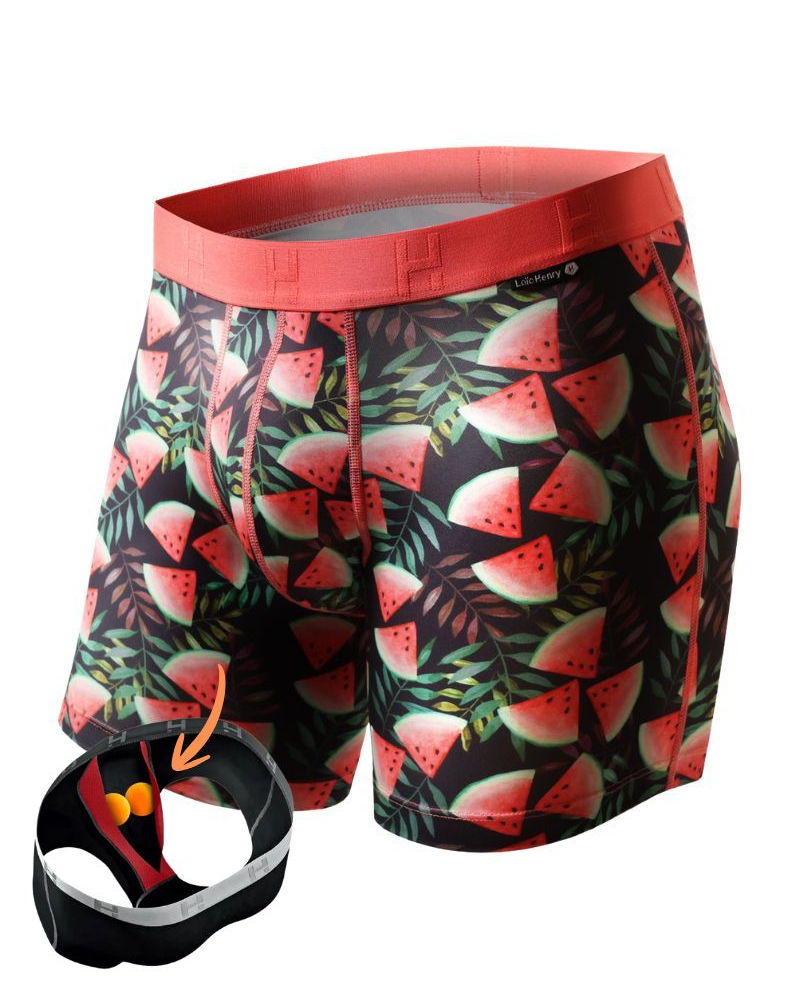 Boxer microfibre Loïc Henry Watermelon (Imprimé Multicolore)
