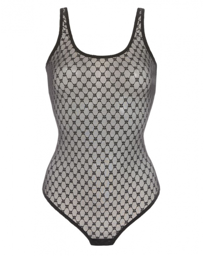 Body tanga Simone Pérèle Plume (Negro)