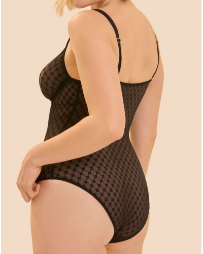 Body con aros Simone Pérèle Plume (Negro)