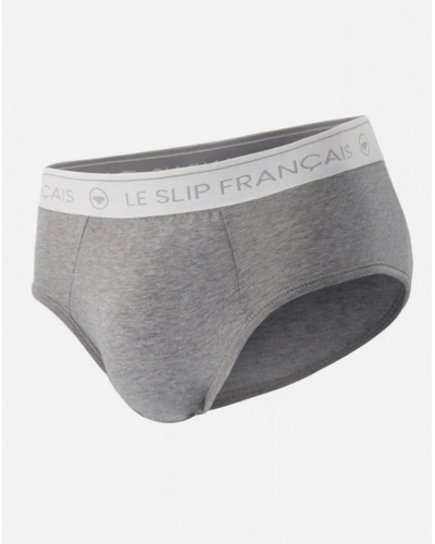 Cotton briefs Le Slip Français Intrépide (Gris Chiné)