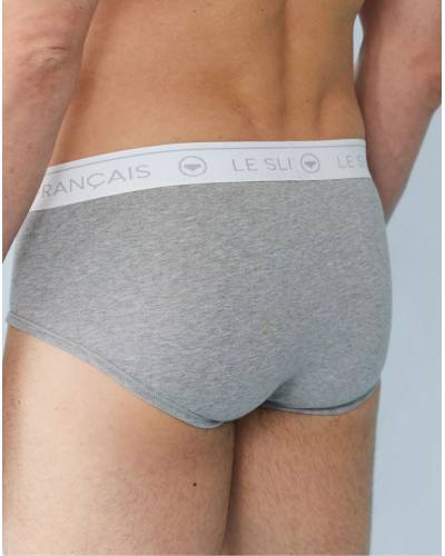 Cotton briefs Le Slip Français Intrépide (Gris Chiné)