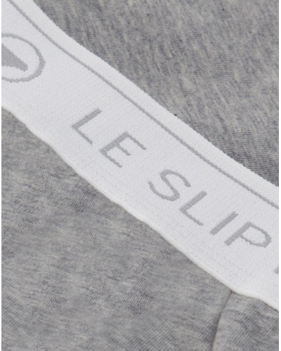 Calzoncillos de algodón Le Slip Français Intrépide (Gris Chiné)