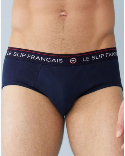 Slip en coton Le Slip Français Intrépide (Marine)