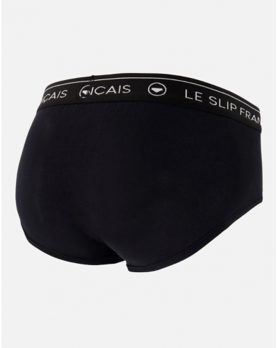 Slip en coton Le Slip Français Intrépide (Noir)