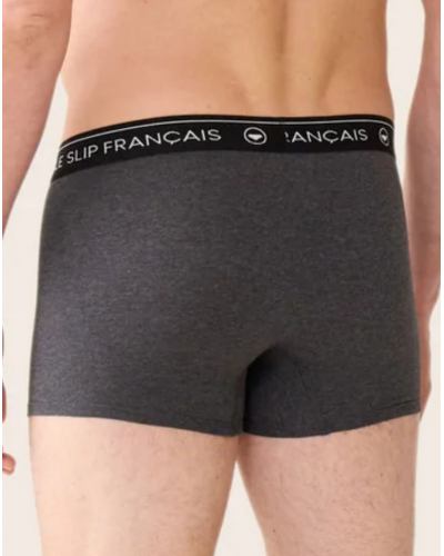 Boxer en coton Le Slip Français Redoutable (Gris Anthracite)