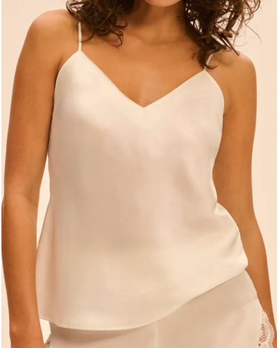 100% Silk top Simone Pérèle Love Me (Naturel)