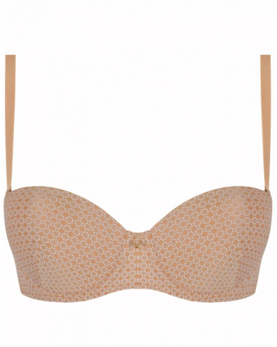 Padded bandeau bra Antigel Daily Paillette (Nude Paillette)
