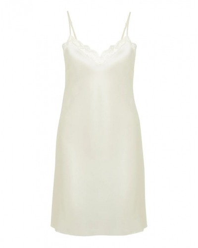 Camisón de seda Simone Pérèle Love Me (Naturel)