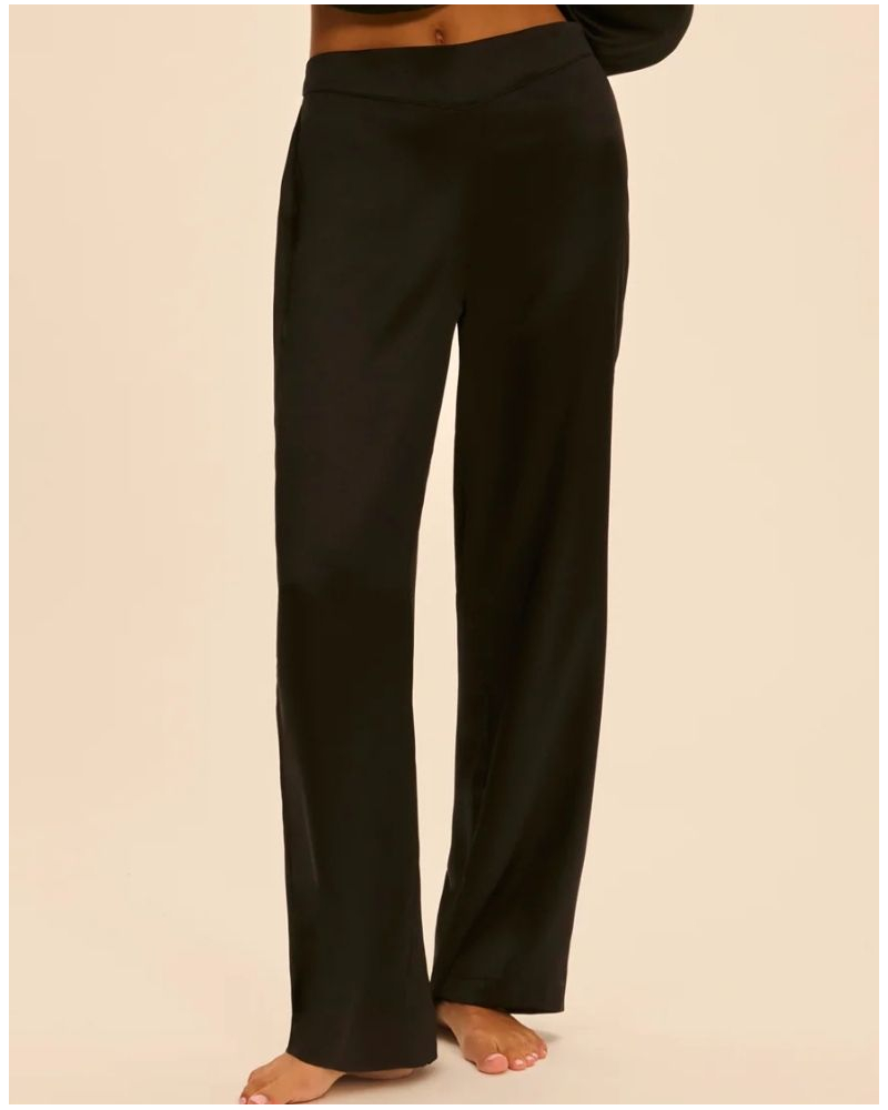 100% Silk pants Simone Pérèle Love Me (Black)