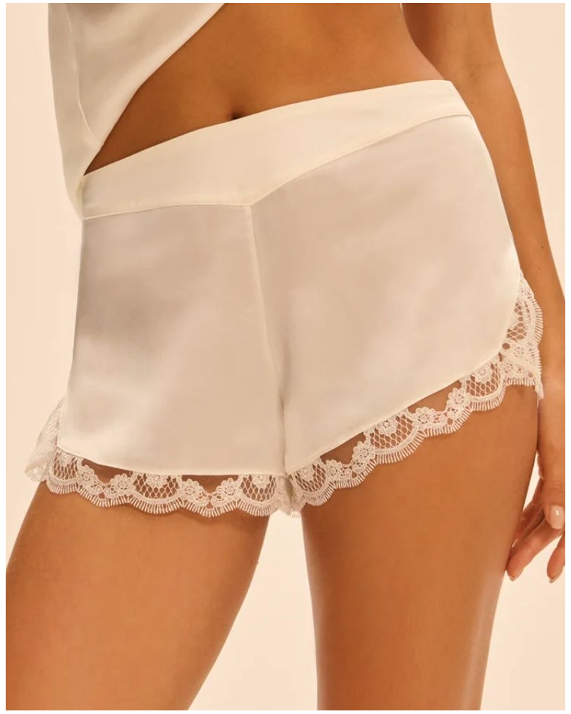 Night silk shorts Simone Pérèle Love Me (Naturel)
