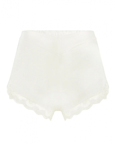 Short de nuit en soie Simone Pérèle Love Me (Naturel)