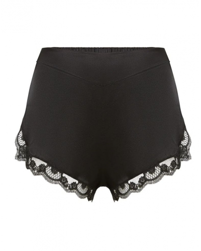 Short de nuit en soie Simone Pérèle Love Me (Noir)