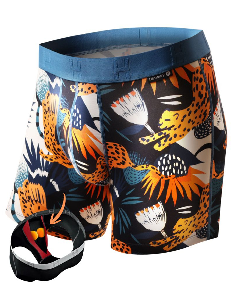 Boxer short modal and cotton Loïc Henry (Panthere)