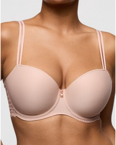 Padded balcony bra Prima Donna Twist Twist Side (Powder Rose)