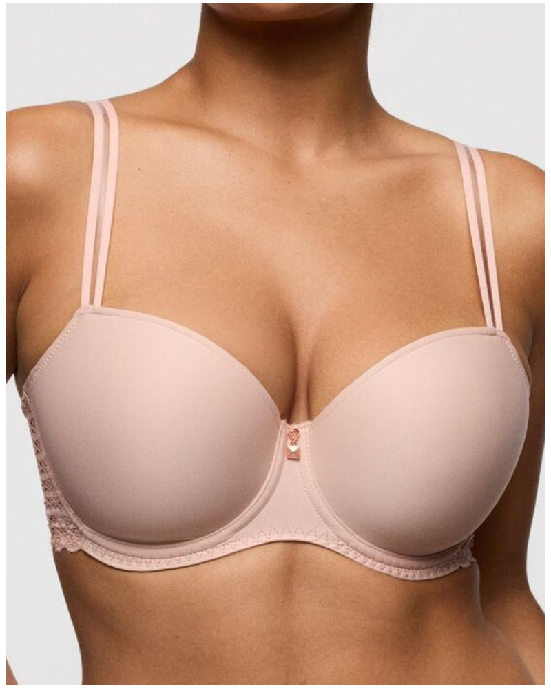 Padded balcony bra Prima Donna Twist Twist Side (Powder Rose)
