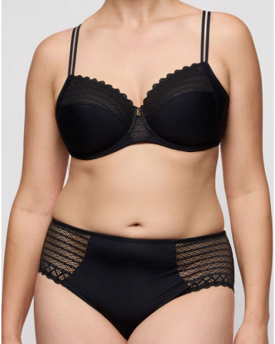 Culotte taille haute Prima Donna Twist Twist Side (Charbon)