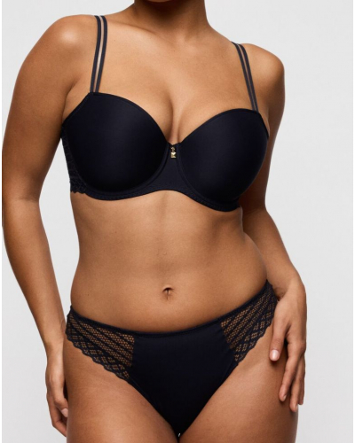 Tanga Prima Donna Twist Twist Side (Charbon)