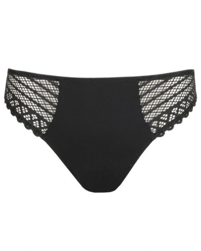 Slip brésilien Prima Donna Twist Twist Side (Charbon)