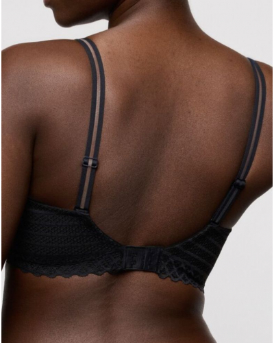 Sujetador preformado forma de corazón Prima Donna Twist Twist Side (Charbon)