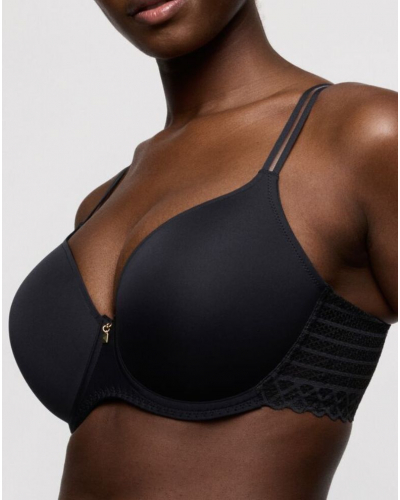 Soutien-gorge coque forme cœur Prima Donna Twist Twist Side (Charbon)