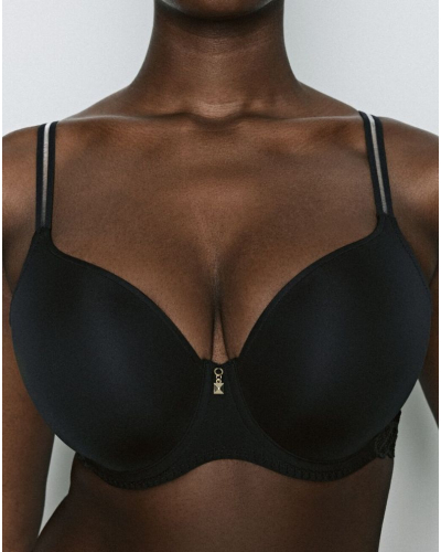 Soutien-gorge coque forme cœur Prima Donna Twist Twist Side (Charbon)