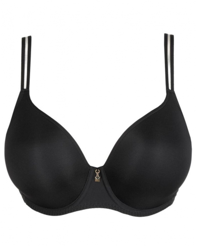 Soutien-gorge coque forme cœur Prima Donna Twist Twist Side (Charbon)