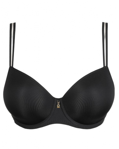 Soutien-gorge balconnet rembourré Prima Donna Twist Twist Side (Charbon)