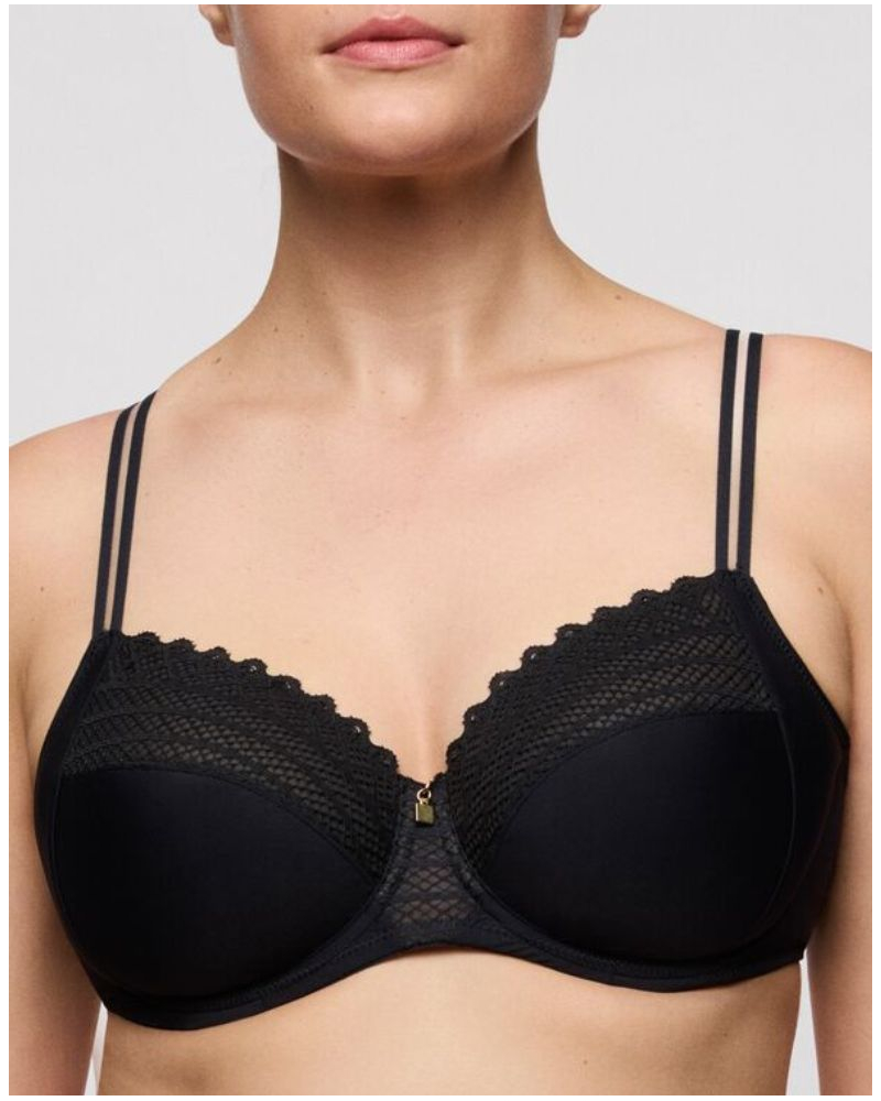 Soutien-gorge emboîtant Prima Donna Twist Twist Side (Charbon)