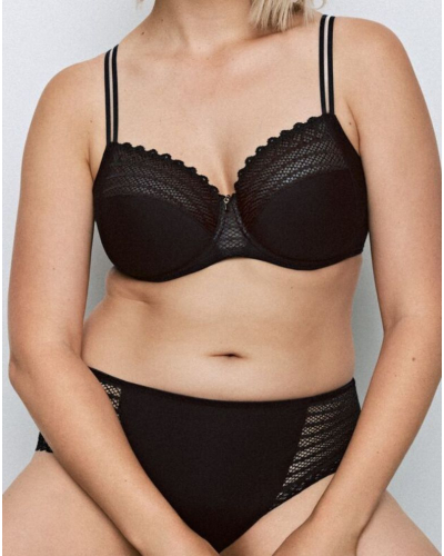 Soutien-gorge emboîtant Prima Donna Twist Twist Side (Charbon)