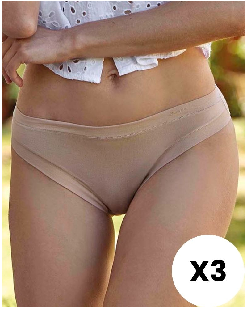 Pack of 3 cotton briefs Janira Esencial