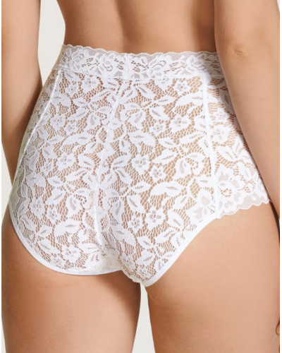 High-waist panties Calida Natural Comfort Lace (White)