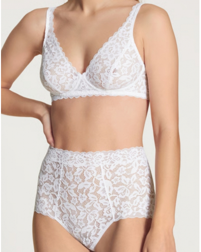 High-waist panties Calida Natural Comfort Lace (White)