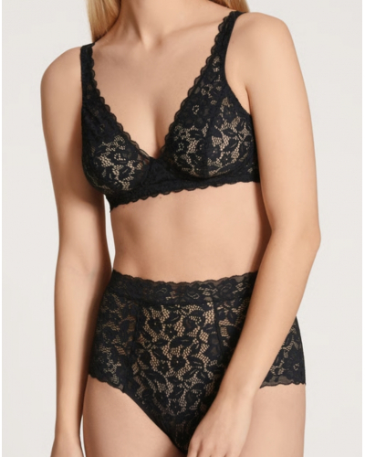 High-waist panties Calida Natural Comfort Lace (Black)