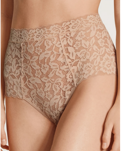 Braguitas de talle alto Calida Natural Comfort Lace (Rose Teint)
