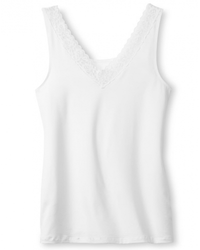 Débardeur Calida Natural Comfort Lace (Blanc)