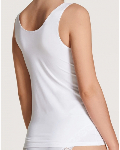 Tank tops Calida Natural Comfort Lace (White)