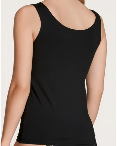 Camisetas tirantes Calida Natural Comfort Lace (Negro)