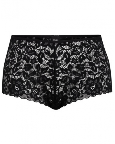 Braguitas de talle alto Calida Natural Comfort Lace (Negro)