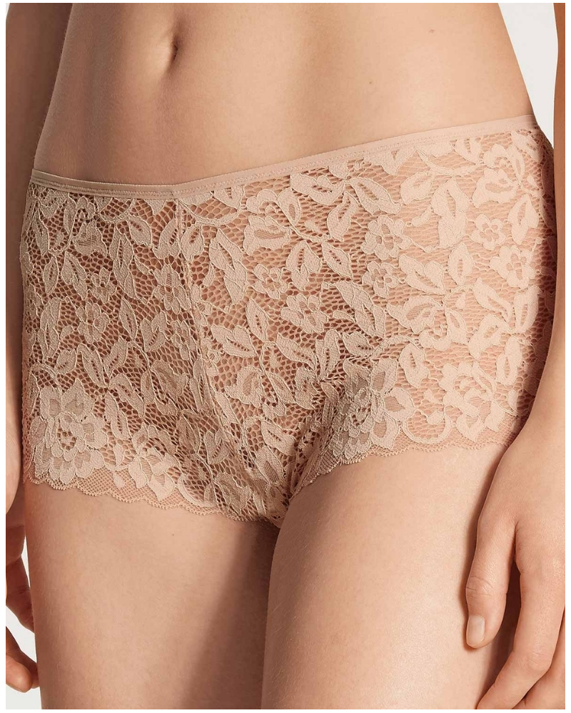Braguitas de talle alto Calida Natural Comfort Lace (Rose Teint)
