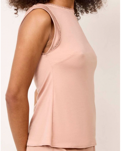 Top mangas cortas en Tencel Maison Lejaby Softness (Aurore)