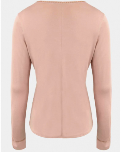 Tencel long-sleeved top Maison Lejaby Softness (Aurore)