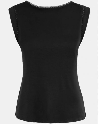Top manches courtes Maison Lejaby Softness (Noir)